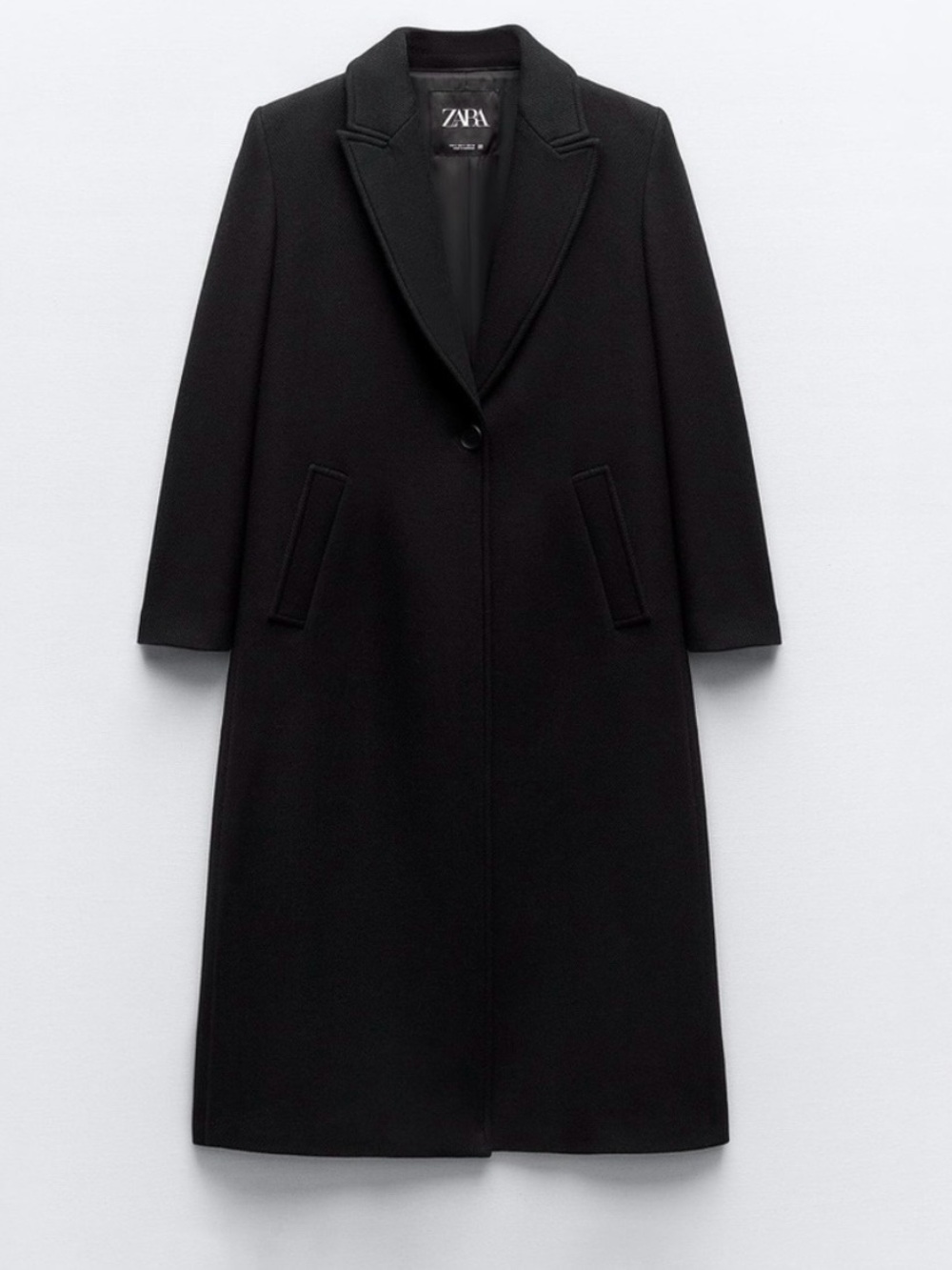 Zara Wool Long coat Wm L